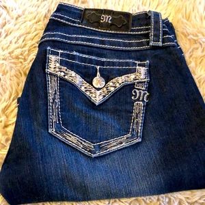 💕 Miss Me jeans bootcut size 28 EUC